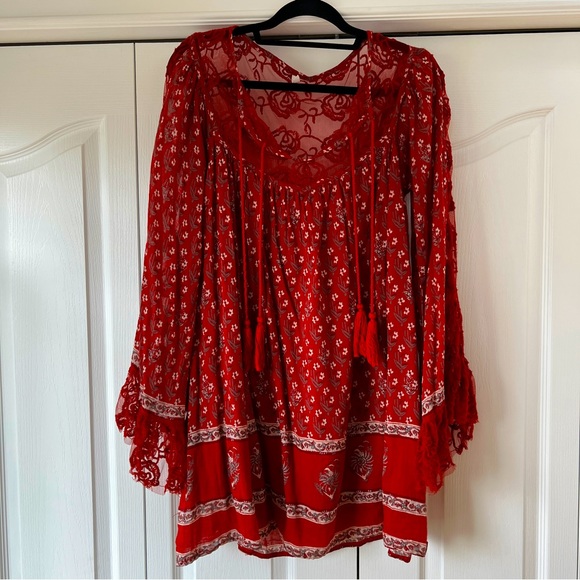 Free People Floral Print Tunic - Picture 4 of 10